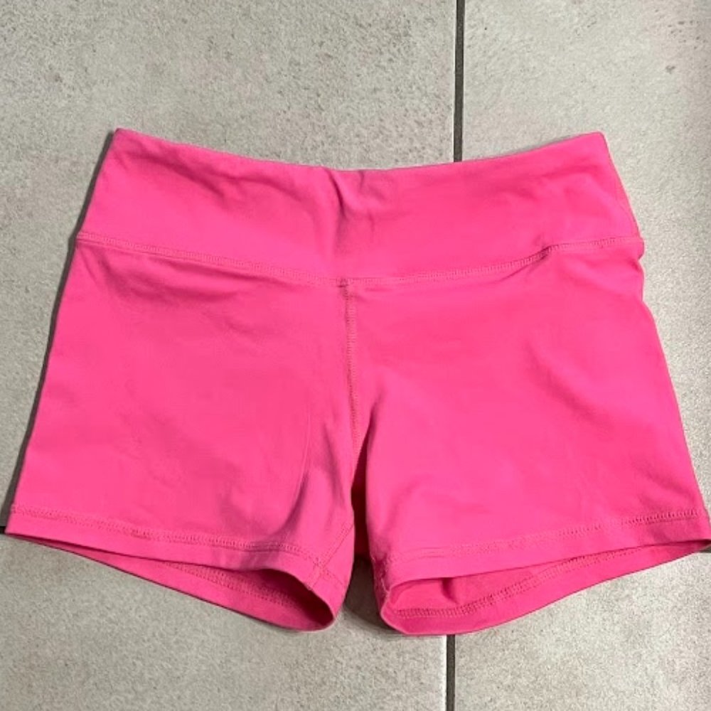 Pink Workout short / booty shorts 3" inseam size XS
